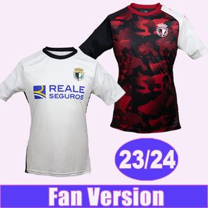 2023 24 Burgos BERMEJO Maillots de football pour hommes CF ELGEZABAL MUMOZ CURRO MATOS Chemises de football à domicile Uniforme à manches courtes