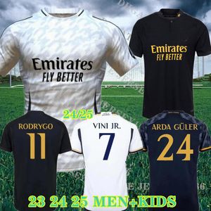 3XL 4XL 24/25 BELLINGHAM Soccer Jerseys CAMAVINGA 2023 2024 REAL MADRIDS FRAN GARCIA RODRYGO RUDIGER MODRIC MARCELO ASENSIO VINI JR Chemise de football uniformes Hommes enfants