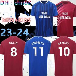 22 23 Cardiff RALLS hommes Kit enfants maillots de football PHILOGENEP RINOMHOTA COLWILL RATCLIFFE O'DOWDA Accueil 3e enfant Maillots de football Uniformes