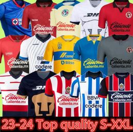 22 23 Club America Soccer Jerseys 2023 2024 Atlas FC NAUL Tigres Troisième Chivas Guadalajara Xolos Tijuana Cruz Azul EARTHDAY UNAM LEON Camisas de Futebol maillot homme