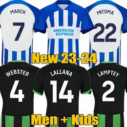 MITOMA 23 24 ANSU FATI BHAFC Fußballtrikots GROSS 2023 2024 WELLBECK Seagull Fußballtrikot MÄRZ ENCISO PROPPER LAMPTEY FERGUSON CAICEDO Männer Kinder Kit Brightons