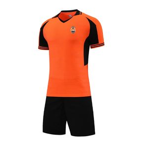 22-23 FC Shakhtar Donetsk Men Tracksuit Children and Adults Summer Summer Sleeve Athletic Wear Vêtements Outdoor Loissine Sports Turndown Collar