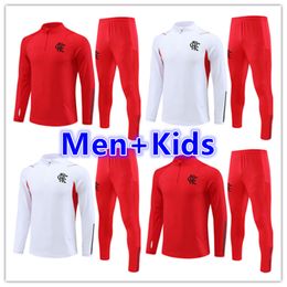 22 23 Flamengo hombres niños fútbol chándal camisetas de fútbol maillot chandal futbol survetement foot jersey sets kit 2022 2023 GABI DAVID hombres entrenadores conjunto de entrenamiento