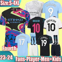 23 24 Haaland Man Citys Soccer Jerseys 2023 2024 Fans Joueuses