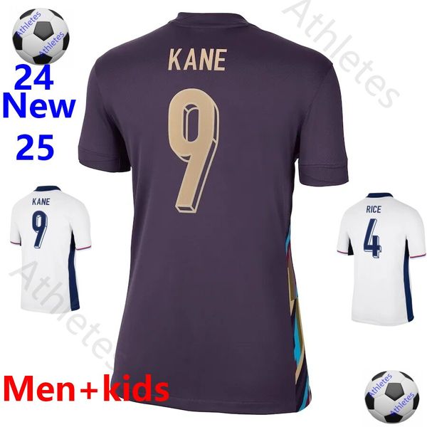 24 25 Angleterre KANE FODEN Maillots de football Maillot de football anglais Accueil football national STERLING SAKA Chemise BARKLEY MOUNT GREALISH hommes enfants kit uniformes de football