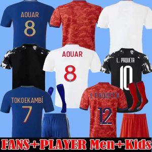 22/23 L.Paqueta Maillot 4e 2022 2023 SOCTER JERSEY Vierde voetbaloverhemden Traore Memphis Men Kids Kits Uitrusting Bruno G voetbalshirt