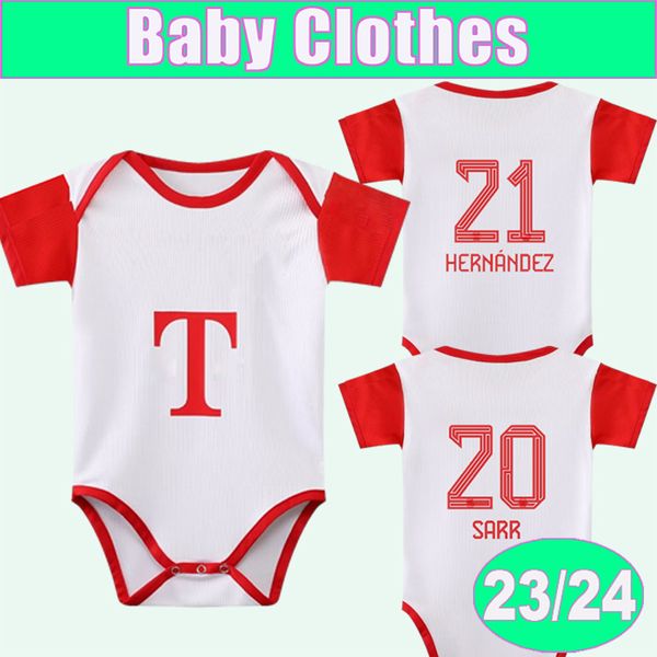 23 24 SANE MULLER Vêtements de bébé Maillots de football GNABRY SARR SABITZER CHOUPO-MOTING COMAN KIMMICH Accueil Maillots de football Uniformes