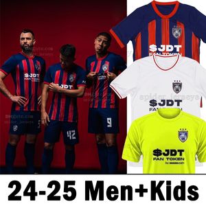 Johor Darul Ta'zim F.C.Jerseys de football 2024 2025 Mauricio Safiq Leandro 24 25 Safawi.r Football Shirts Men Uniforms Kits Kits Socks Full