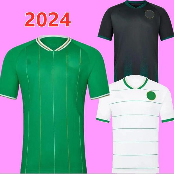 2023 Irlanda Inicio Jerseys de fútbol verde Kit DOHERTY DUFFY 23 24 Equipo nacional Tops blancos Camiseta Egan BRADY KEANE Hendrick McClean Camiseta de fútbol Hombres Niños Uniforme ROBINSON
