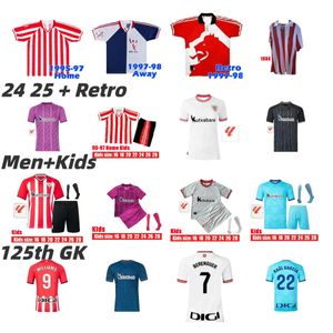 23 24 Club Bilbao Soccer Jerseys Berenguer 2023 Muniain Athletic Williams Jr voetbalshirt Raul Garcia Villalibre Sancet Unai Simon Retro 95 97 98 J.Guerrero Ziganda