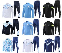 22-23 MANS CITIES Chándales para hombres insignia bordada Traje para deporte y ocio ropa camisa de entrenamiento deportivo al aire libre