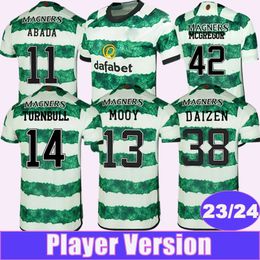 23 24 MCGREGOR ABADA Mens Player Version voetbalshirts DAIZEN TURNBULL FORREST AJETI JOHNSTON Thuisvoetbalshirts Uniformen met korte mouwen