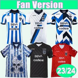 23 24 Monterrey R.FUNES MORI M.MEZA J.CAMPBELL Voetbalshirts voor heren Speciale editie D.VERGARA Home Blauw Uit Wit 3e GK Voetbalshirt Korte mouw Uniformen