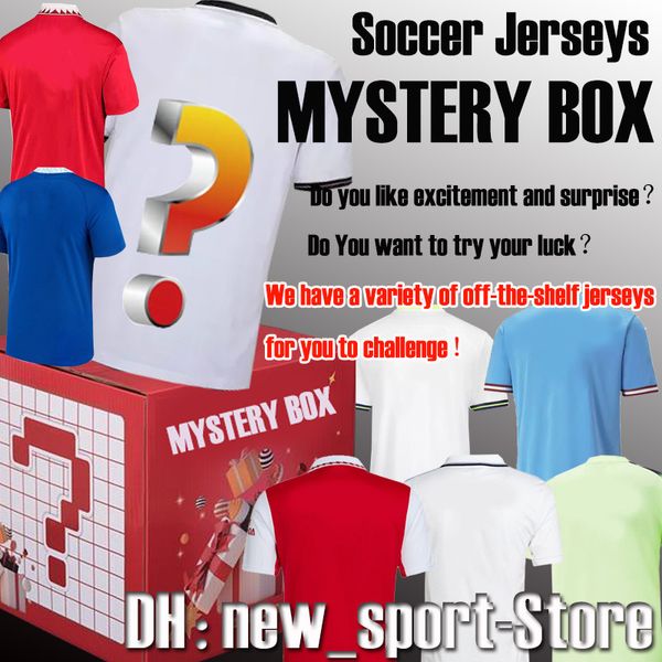 22 23 MYSTERY BOX Maillots de football FANS PLAYER VERSION Toutes les équipes shorts Toute saison Tous les pantalons CHEMISES DE FOOTBALL HOMMES KITS POUR ENFANTS Maillots de football thaïlandais