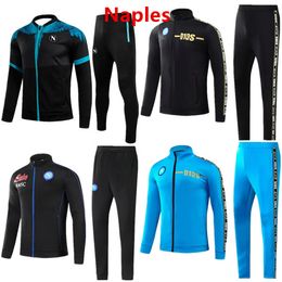 22 23 NAPOLI AE7 Tracksuit Kids Adult Jacket Kit 2023 SSC Napels D10S Hommes Trainingspak Formatie Tuta Chandal Survetement Long Zipper Man Child Football Jackets