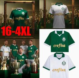 24 25 Palmeiras DUDU Soccer Jerseys 2024 2025 vert BRENO LOPES RONY G.GOMEZ Chemise Away D.Barbosa LUCAS LIMA G.MENINO MINA G.VERON kit enfants uniformes de football