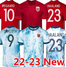 22 23 Noorwegen Voetbalshirts Haaland 2021 2022 2023 noruega ODEGAARD Berge King camisetas de futbol nationale team Voetbal Uniformen