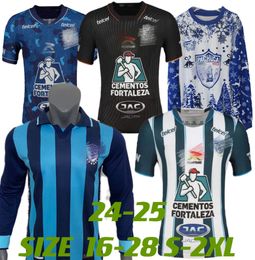 Liga MX 2023 2024 CF Pachuca voetbalshirts 2025 DE LA ROSA HERNANDEZ IDRISSI TERANS ORTIZ BARRETO POCHO E.SANCHEZ CABRAL thuis weg 3e 23 24 voetbal heren en kindershirt