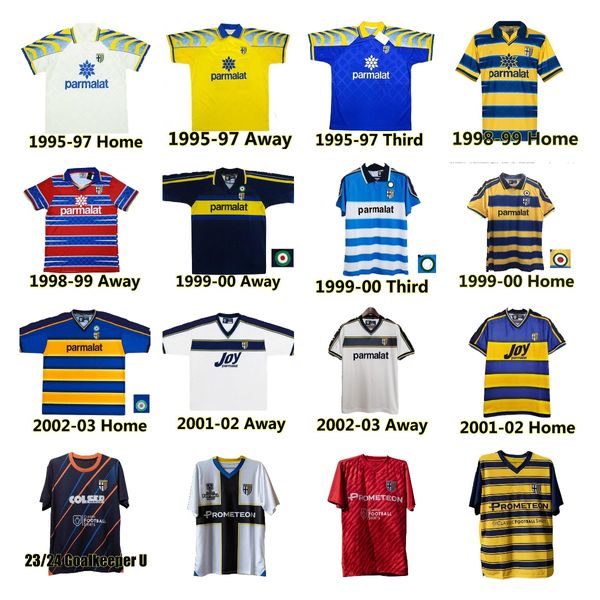 23 24 PARMA camisetas de fútbol Buffon CALCIO PORTERO MAGLIA PORTIERE retro DELPRATO KUCO MIHAILA GERVINHO HERNANI camiseta de fútbol BERNABE VAZQUEZ TUTINO pie 3XL 4XL