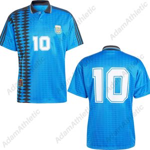 Argentijns voetbalshirt 1994 World Cup Away Remake Kit MARADONA MESS1 Camiseta Argentino klassiek voetbalshirt BATISTUTA REDONDO SIMEONE jersey