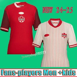 2024 Canada Soccer Jerseys à domicile 2023 2024 2025 équipe nationale DAVIES J.DAVID UGBO LARIN CAVALLINI MILLAR EUSTAQUIO maillot de football