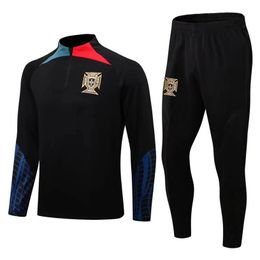 22-23 Portugal Chándales para hombres LOGO bordado Ropa de entrenamiento de fútbol Camisa para correr al aire libre254n