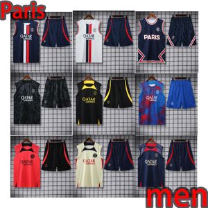 22/23 PSGs survêtement 2023 Paris Sportswear hommes survêtement ShortS costume Football football Jersey kit uniforme chandal sweat Ensemble pull