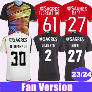 2023 24 Rafa Gilberto Mens Soccer Jerseys Aursnes Neres Guedes G. Ramos Guedes Antonio.S Home Red Away Black 3rd Training Wear Football Shirts