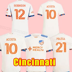 mls 2024 FC Cincinnati voetbalshirts 24 25 Hagglund Obinna Vazquez thuis weg Miazga voetbalshirt thailand kwaliteit HEREN MAAT S-XXL fans spelerversie