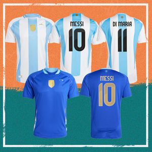 2024 Argentine MESSIS Soccer Jerseys 2024/2025 Copa America Cup DE PAUL J.ALVAREZ DI MARIA Chemise CORREA DYBALA L.MARTINEZ ROMERO MAC ALLISTER Uniforme de football