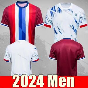 Norvège 2024 NorwaIES Fans Joueur HAALAND Soccer Jersey Équipe nationale 24 25 ERLING ODEGAARD OSCAR BOBB à domicile camisetas de futbol Maillot de football