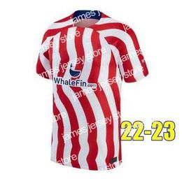 22 23 maillots de football 22 23 JOAO FELIX domicile 2022 2023 M. LLORENTE Correa camiseta maillots de football uniformes loin kit enfants GRIEZMANN R. DE PAUL