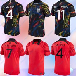 22/23 Zuid-Korea voetbalshirt 2023 2024 Thuis Rood ZOON KIM HWANG LEE JEONG SUNG LEE KWON Nationaal team shirt Voetbal uniform