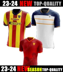 23 24 US Lecce Soccer Jerseys 2023 DORGU ALMQVIST KRSTOVIC STAEFEZZA RAFIA Maillot de football Baschirotto Joan Gonzalez Wladimiro Falcone Marin Pongracic Remi Oudin