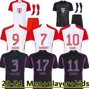 23 24 camiseta de fútbol SANE 2023 2024 camiseta de fútbol GORETZKA GNABRY camisa de futebol hombres niños kits KANE KIMMICH fans jugador 50.o Bayern Munich JOAO CANCELO Neuer 888888