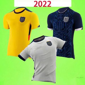 22 23 Wereldbeker Ecuador voetbalshirt Ibarra Mena Preciado volwassen heren voetbalshirt Mannen Kids Kit Uniform Home Away National Team