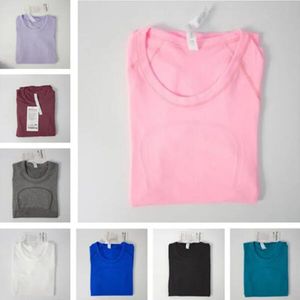 22 23 Vêtements de yoga LU-088 T-shirts de yoga T-shirts Femmes High-Elastic High-Elastic Running Top Sèche rapide Séchage rapide Sport Sport-Cycling Gym.