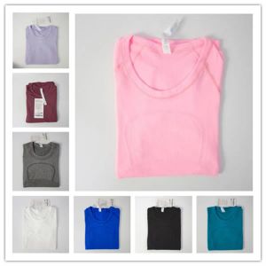 22 23 Vêtements de yoga LU-088 T-shirts de yoga Femmes T-shirts féminins High-Elastic Breathable Running Top rapide Drying Séchage Scrasse Sport Sport-Cycling Gym Wat Lu Good