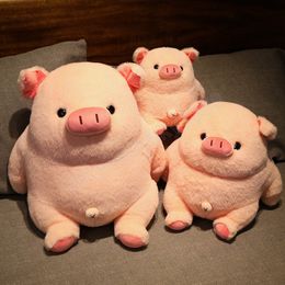 22/30 / 40 cm Lovely Squishy Pig Plush Toys Simulation Piggy Oreil en peluche Poupées d'animaux doux mignon cadeau d'anniversaire pour enfants