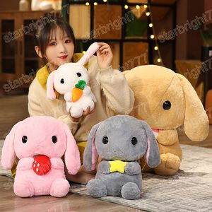 22-43cm mignon lapin en peluche peluche peluches lapin enfants oreiller poupée cadeaux pour enfants bébé sommeil jouet cadeau