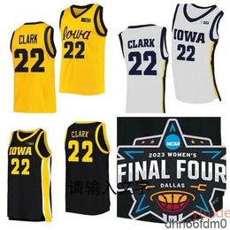 22 Caitlin Clark Jersey Iowa Hawkeyes Women College Basketball Jerseys Mannen Kids Dames Zwart Wit Geel Custom Any Naam Bericht ons I1UJ