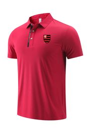 22 Clube de Regatas do Flamengo POLO camicie per il tempo libero per uomo e donna in estate traspirante tessuto a rete con ghiaccio secco T-shirt sportiva LOGO può essere personalizzato