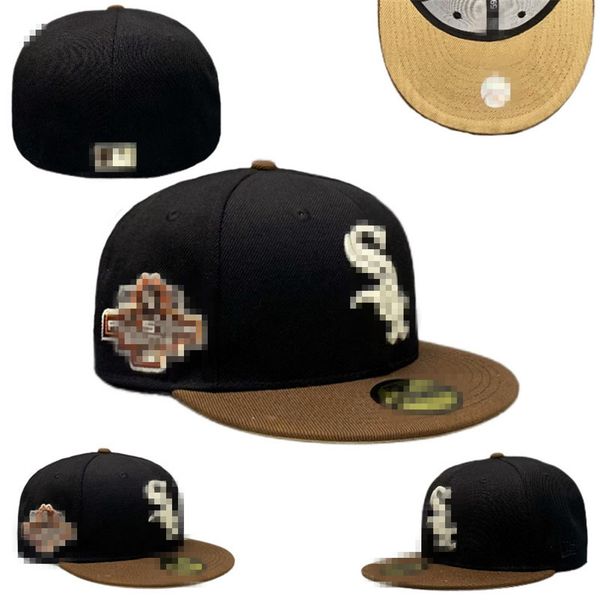 Casquettes de baseball entièrement fermées pour hommes, 22 couleurs, chapeau noir et gris pour hommes et femmes, toutes les équipes de sport, chapeaux ajustés cousus Heart Love Hustle Flowers V-2