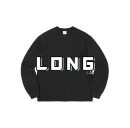 22 Sweat-shirt à col rond pour hommes et femmes, sweat à capuche, coude, haute rue, mode, vêtements à manches longues, sxn L2