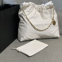 22 Sac à main designer chaîne sacs sacs poubelles mode bandoulière femmes sac à bandoulière Shiny Calfskin Gold-Tone Metal top luxe nouveau
