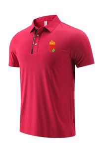 22 Hongrie POLO chemises de loisirs pour hommes et femmes en été respirant tissu de maille de glace carbonique T-shirt de sport LOGO peut être personnalisé