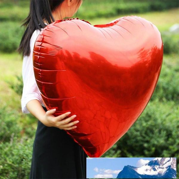 22 pouces Romantique Amour Coeur Feuille Ballons Décoration De Mariage Saint Valentin Joyeux Anniversaire Fête Ballon
