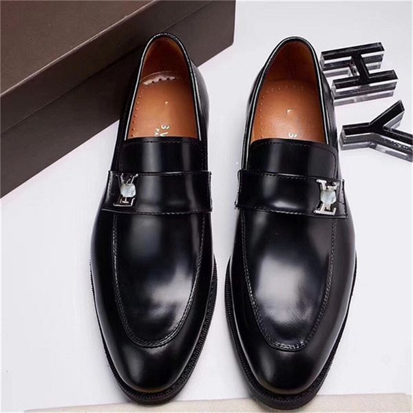 22 Modelo de Zapatos de estilo italiano de lujo para Hombre, Zapatos de vestir de cuero genuino, Zapatos sin cordones para Hombre, Zapatos de fiesta y boda de color rojo vino para Hombre, talla grande 38-47