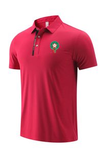 22 Maroc POLO chemises de loisirs pour hommes et femmes en été respirant tissu de maille de glace carbonique T-shirt de sport LOGO peut être personnalisé