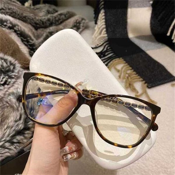 22% de réduction Lunettes de soleil de haute qualité Nouveau Zhao Lusi Même cadre de lunettes Xiaoxiang 3408 Myopie Anti lumière bleue Visage uni Petite fille Littérature et art